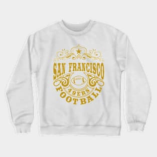 Vintage Retro San Francisco 49ers Football Crewneck Sweatshirt